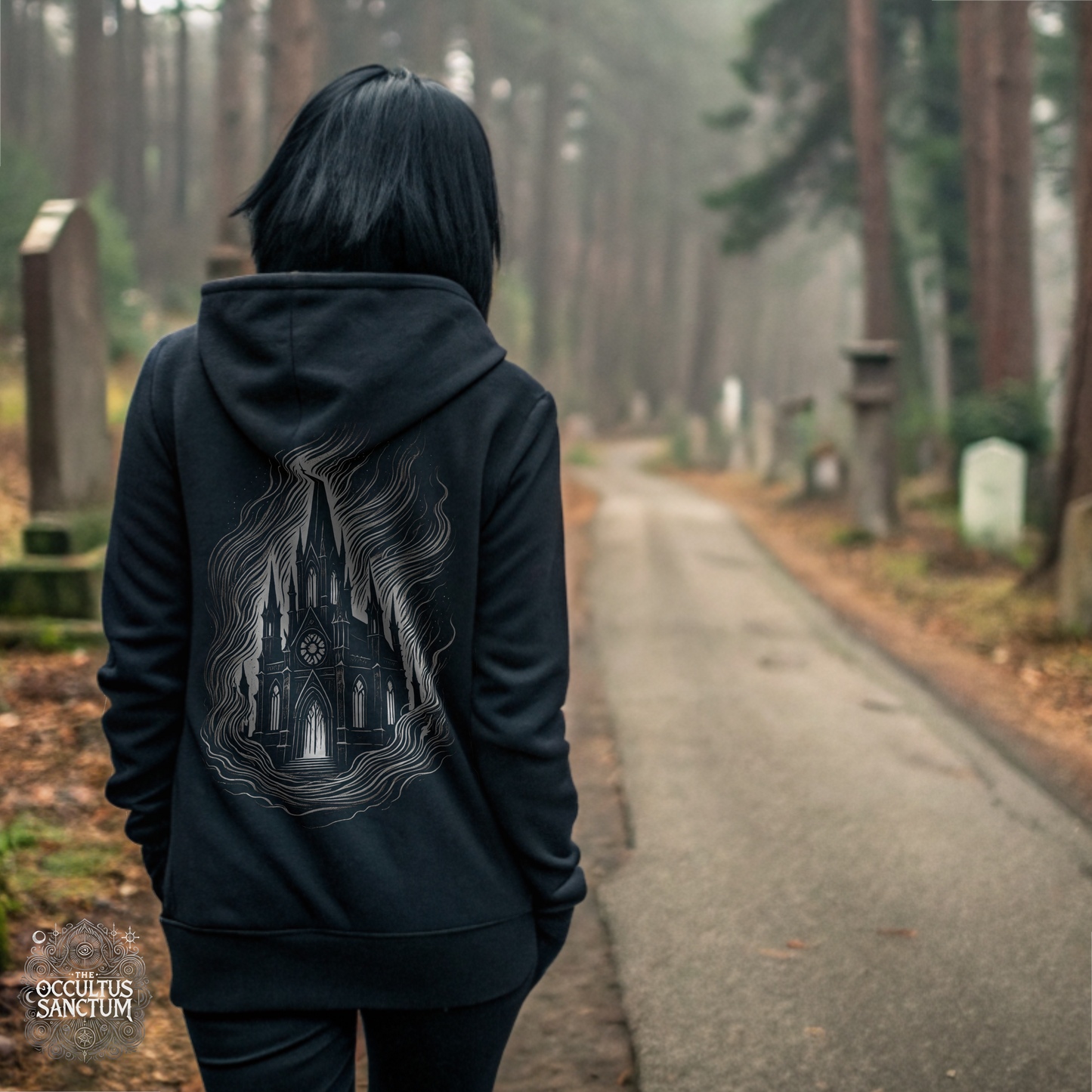 Sanctum Infernum , Unisex Black Pullover Hoodie