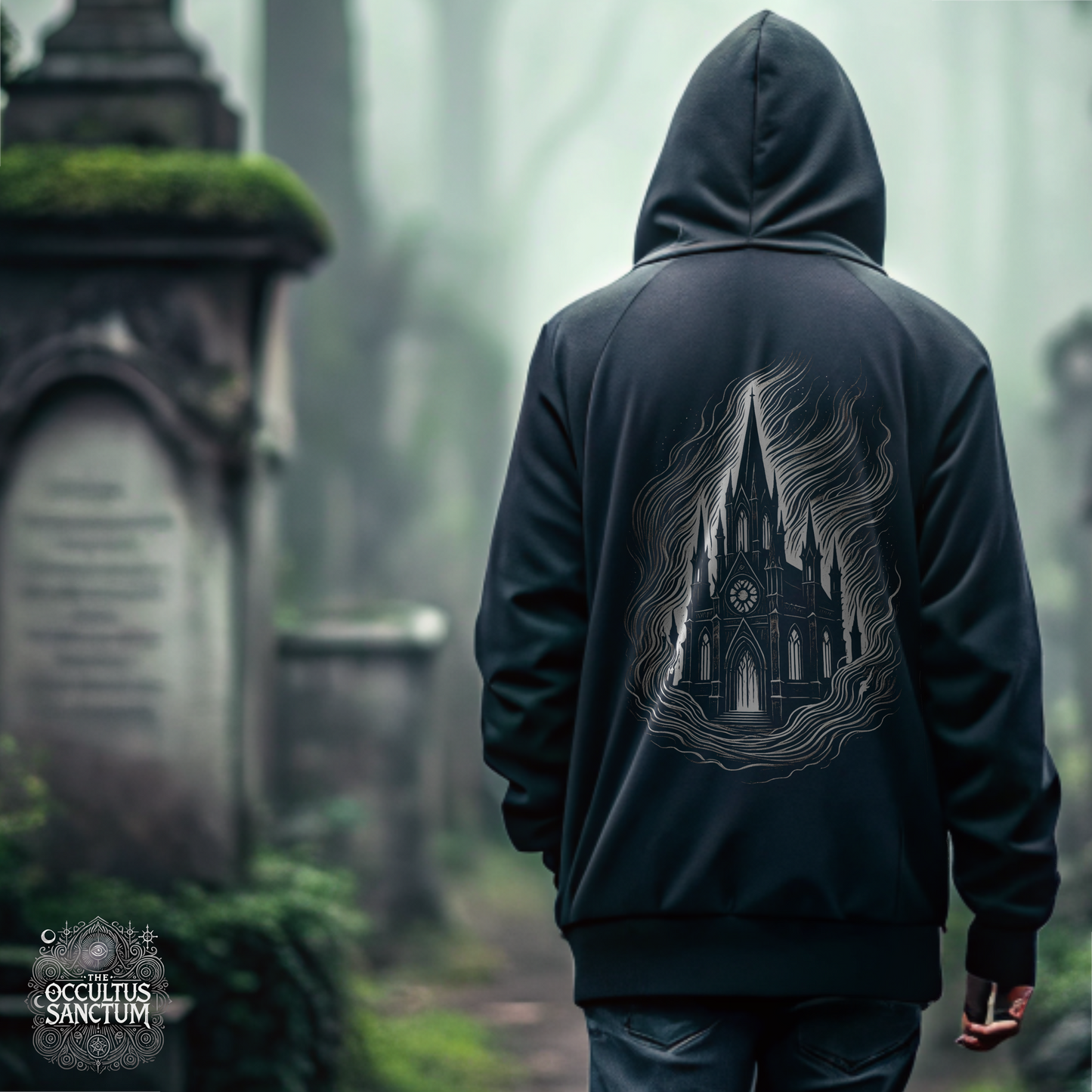 Sanctum Infernum , Unisex Black Pullover Hoodie