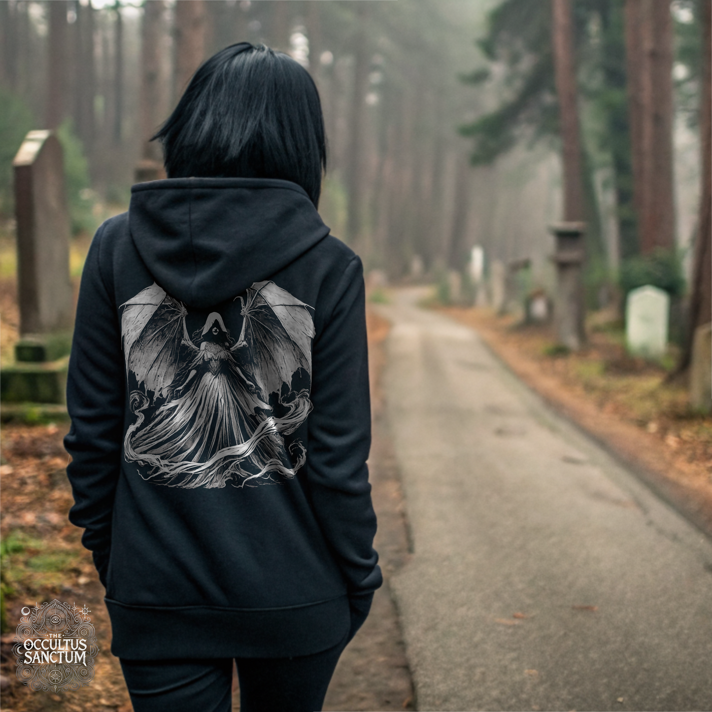 Wraith Queen, Unisex Black Pullover Hoodie