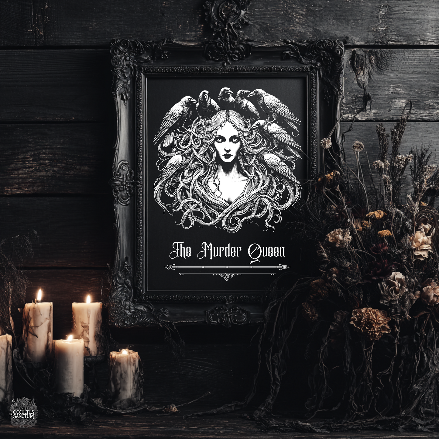 The Murder Queen, Textured Watercolor Matte Posters