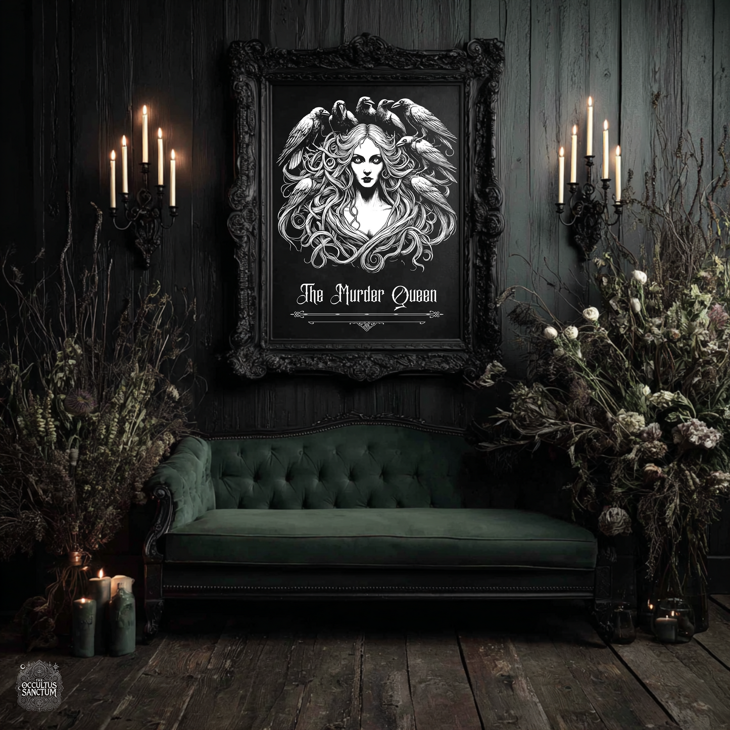The Murder Queen, Textured Watercolor Matte Posters