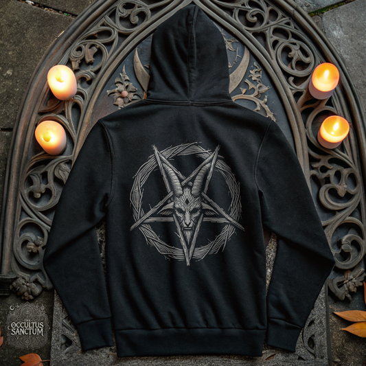 In the Name of Darkness (In Nomine Tenebris), Unisex Black Pullover Hoodie