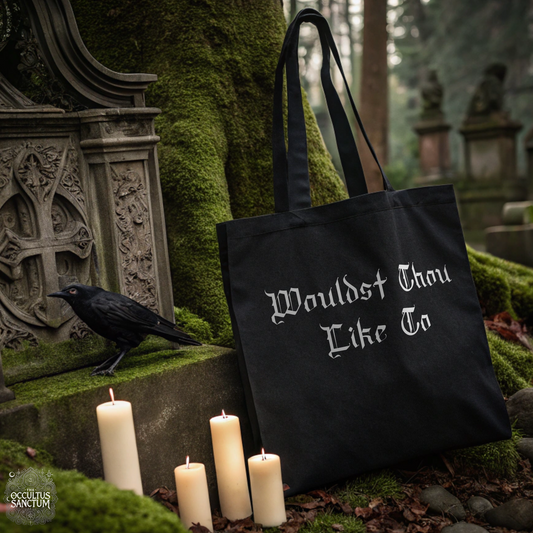 Live Deliciously, Black Phillip Tote Bag