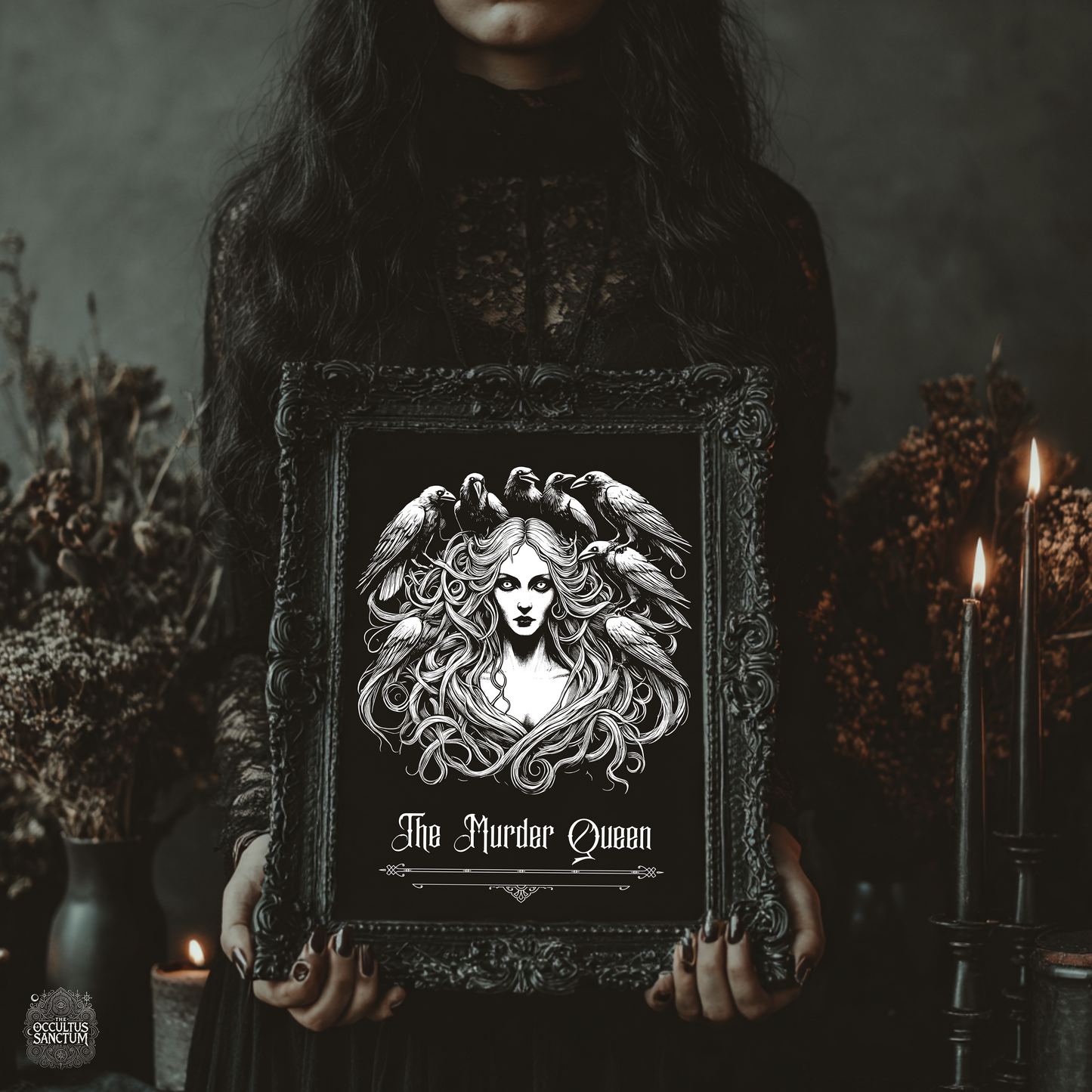The Murder Queen, Textured Watercolor Matte Posters